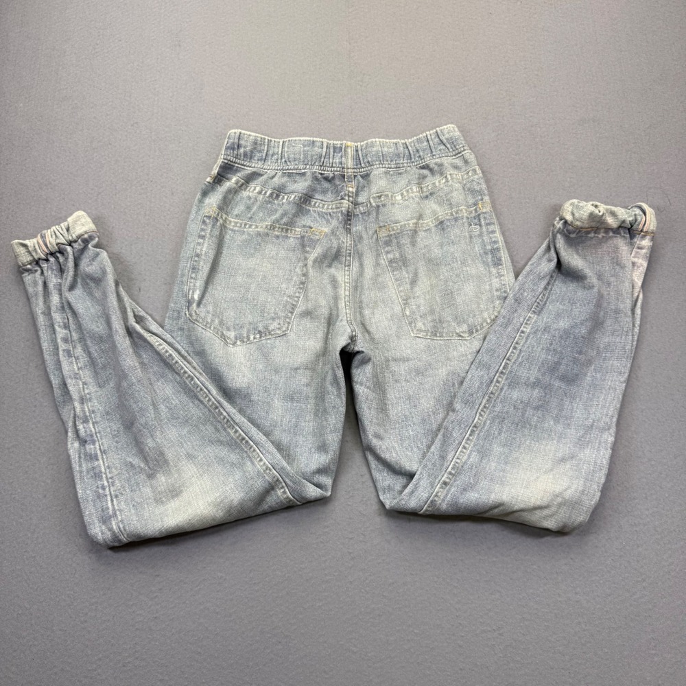 Rag & Bone Miramar Jogger Women XS Light Wash Trompe‎ L'oeil Denim Print Pants